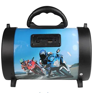 lightweight round outdoor wireless surround music speaker