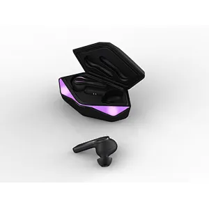 Portable Low Latency tws True Wireless Bluetooth Earphone Led Light Game Headphone Earbuds For PS 4