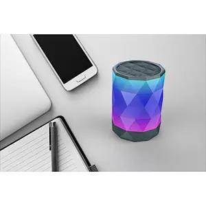 Outdoor ABS Multi Color Home Theater Party Karaoka Bluetooth Cylinder Diamond BT Rombica Mini Wireless Led Speaker