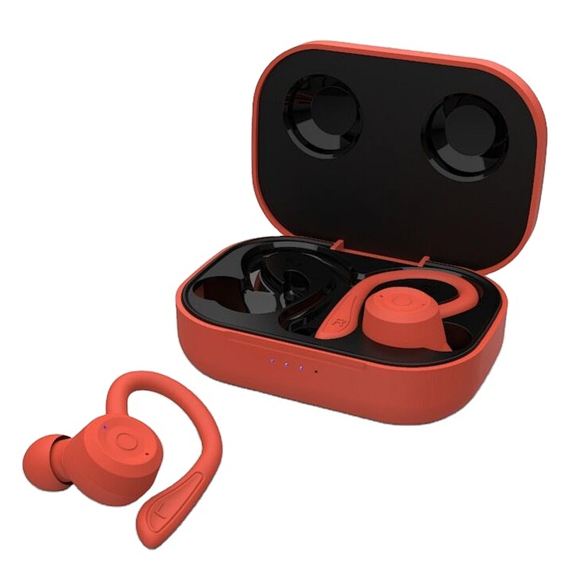 OEM Wireless 5.0 Headphones with Hook Touch Control TWS Sport Headset Earbuds