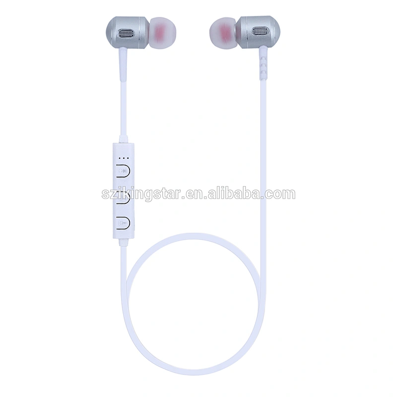 Universal Portable Magnet Metal In-ear Sport Wireless Earphone