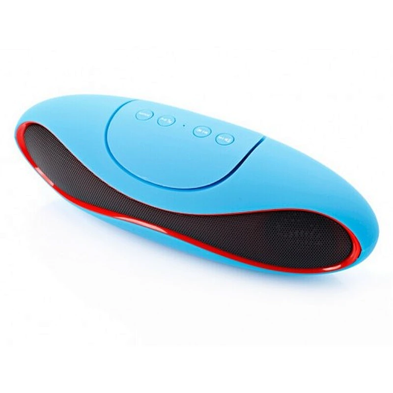Custom Logo Cheap Hifi Blue Tooth Audio Player Boombox Multimedia Player Deep Bass BT Portable Big Rugby Wireless Speaker