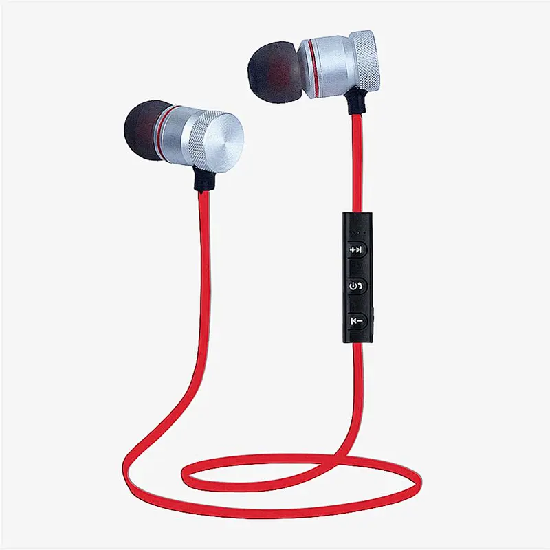 Metal Magnetic Handsfree Bluetooth Wireless Headphones Earphone