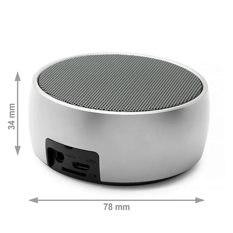 CE ROHS 5w mini round wireless stereo speaker
