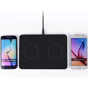 Universal Double Compatible Fast Charger Mobile QI Pad Wireless Charger