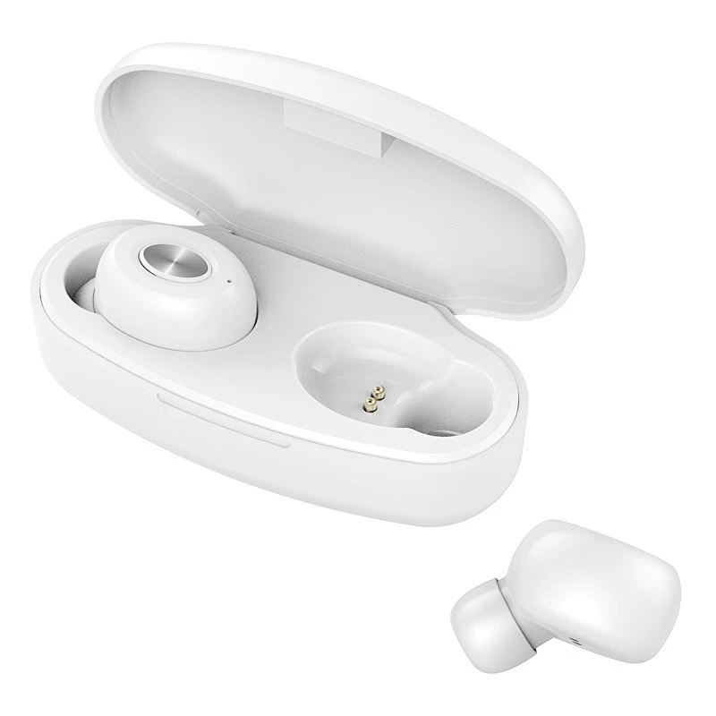 Bluetooth 5.0 Wireless Earbuds with White Charging Case Sports Noise Isolating True Wireless Earphones Headphone