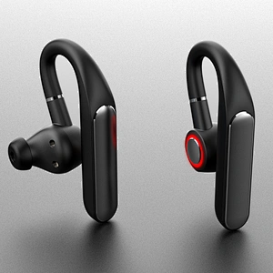 smart touch voice control mini earhook headphones waterproof tws wireless charging case