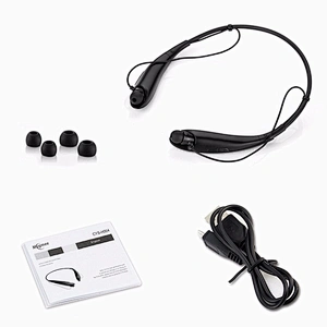 With Mic Volume Control Neckband Wireless BT Sport Earphone