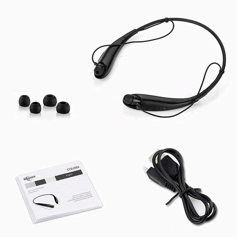 With Mic Volume Control Neckband Wireless BT Sport Earphone