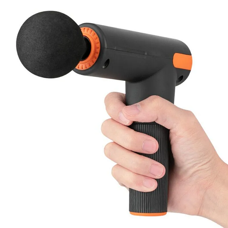 YOUMAY Orange Deep Tissue Vibration Massage Gun Cordless Muscle Massage Gun with 24V Rechargeable Battery percusive massage gun