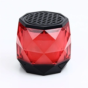 Mini Diamond Crystal Shape Wireless Bluetooth Led Speaker