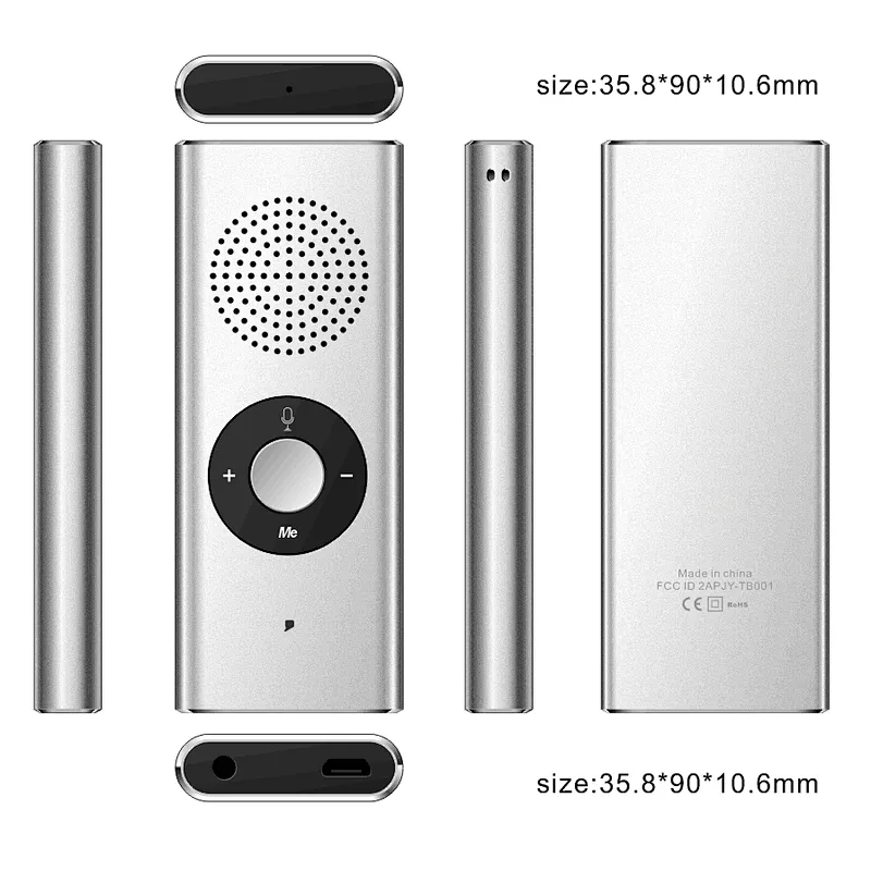 Electronic Intelligence Simutaneous Voice Language Translator Device