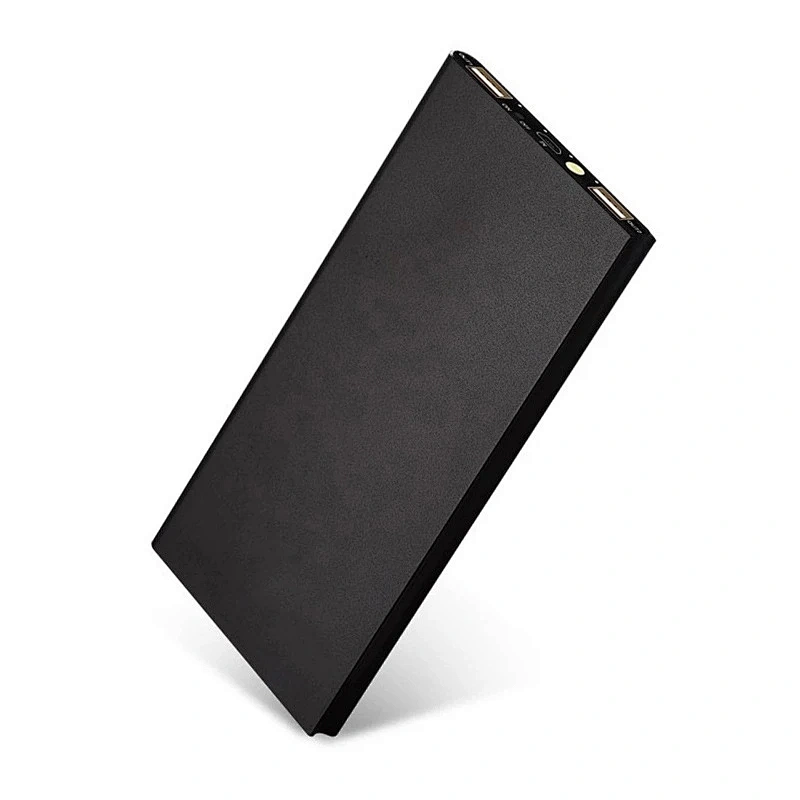 10000mah portable charger metal Aluminum slim flashlight power bank