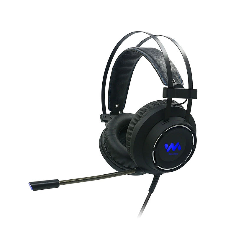 On Ear Earphone Stereo Sound Noise Cancelling PU Razer USB Headset 7.1 LED Surround Sound Wired DJ Mic Gaming Headset Headphone