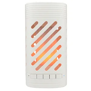Outdoor Waterproof Wireless LED Flame Lamp Bluetooth Speaker F