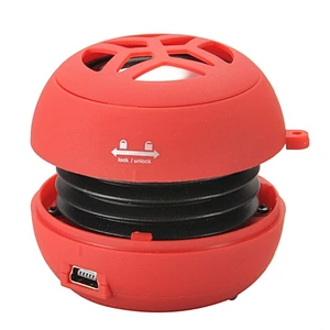 Wholesale Portable Spherical Mini Round Wired Small Hamburger Wireless Speaker