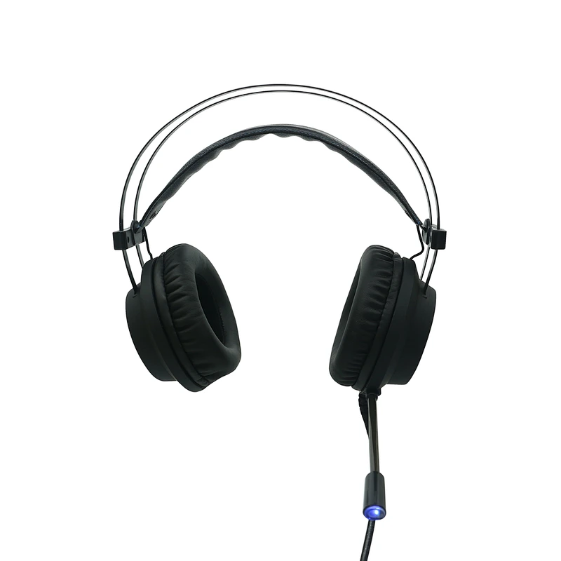 On Ear Earphone Stereo Sound Noise Cancelling PU Razer USB Headset 7.1 LED Surround Sound Wired DJ Mic Gaming Headset Headphone