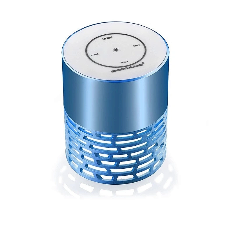 Led Light Aluminium Alloy Mini Wireless Speaker