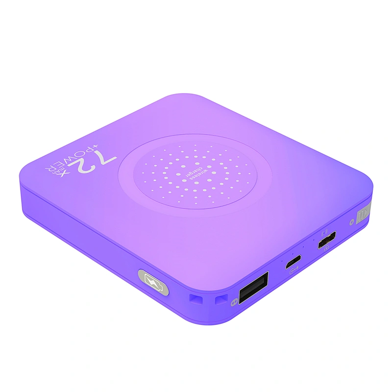 With Charging Cable Square Wireless Charger 7200mah Power Bank