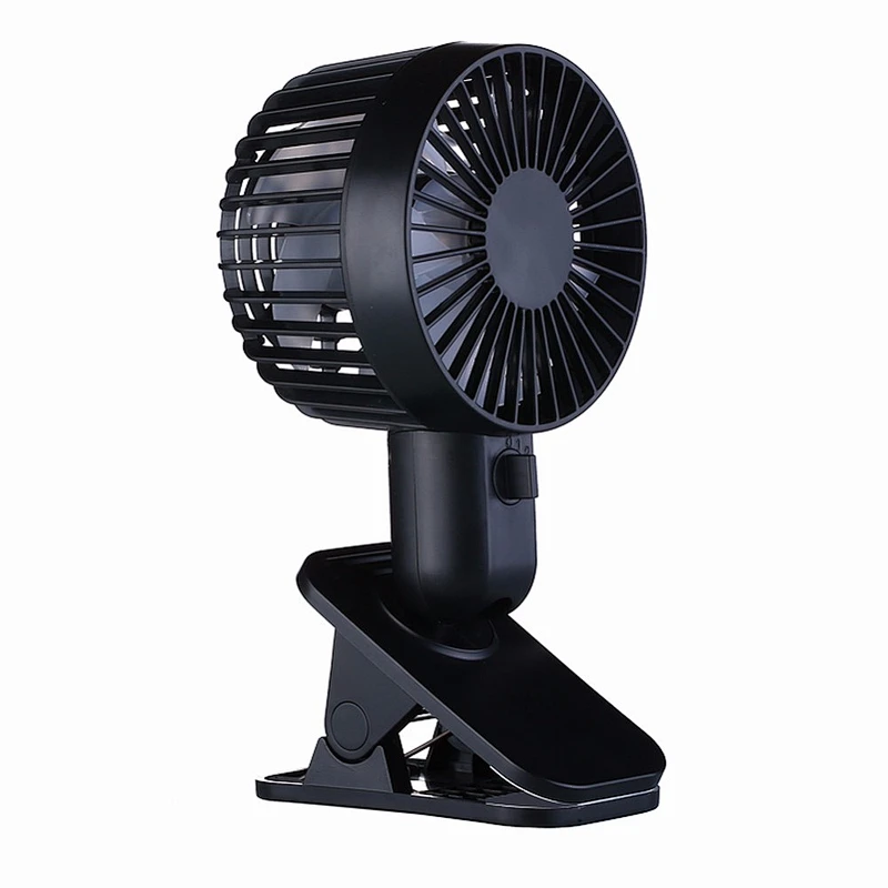 Office Lower Noise Personal mini fan summer small baby USB charging silent portable mini usb rechargeable Clip fan