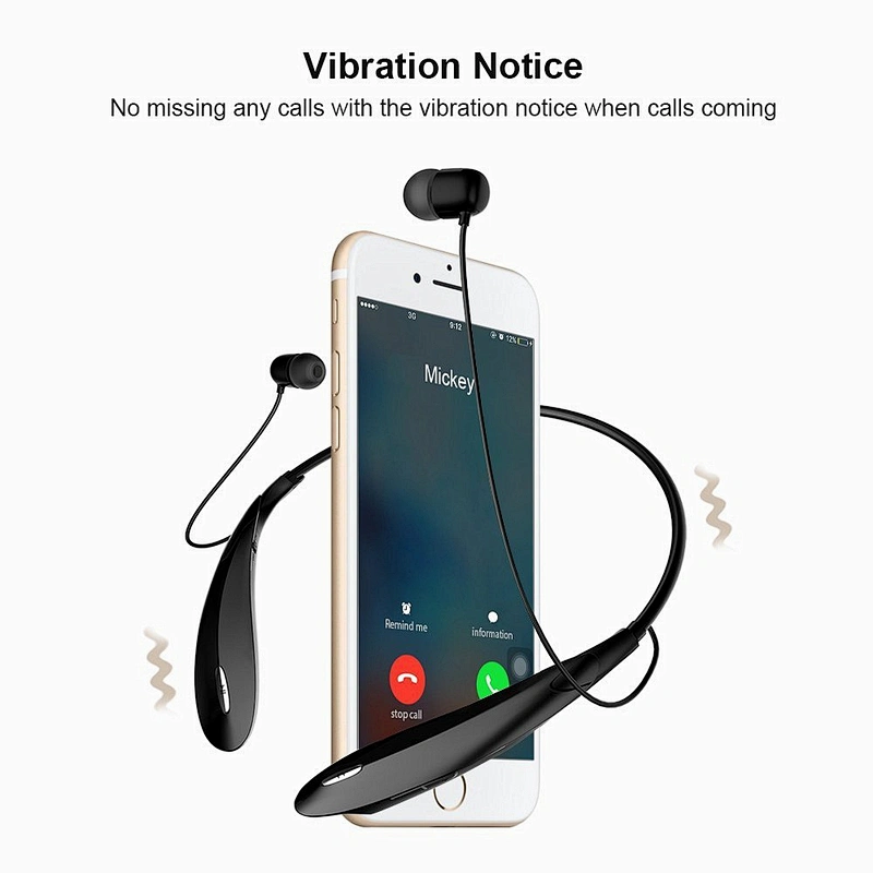Free Sample Neckband Super Bass Wireless Bluetooth Sport Earpiece