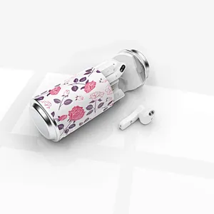 Promotion Gift Portable Mini Bluetooth Can Shaped Wireless TWS Earbuds