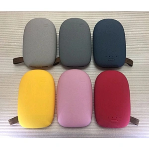Double USB Ports Mini Portable 18650 Battery 8000mah Stone Power Banks