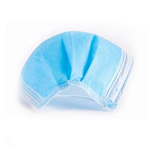 CE FDA NB2703 one time use hospital 3 ply foldable face masks