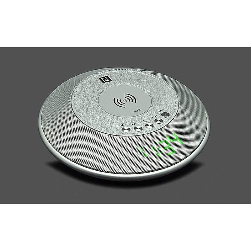 Alarm Clock display portable phone wireless charger speaker