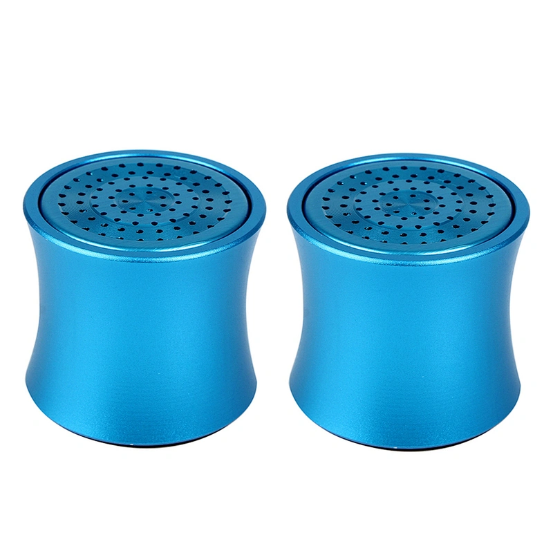 Mini Portable Aluminium Metal 3W Bluetooth Wireless Tws Speaker