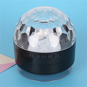Suction Cup Party Disco Light Bluetooth Speaker With Led Disco Light