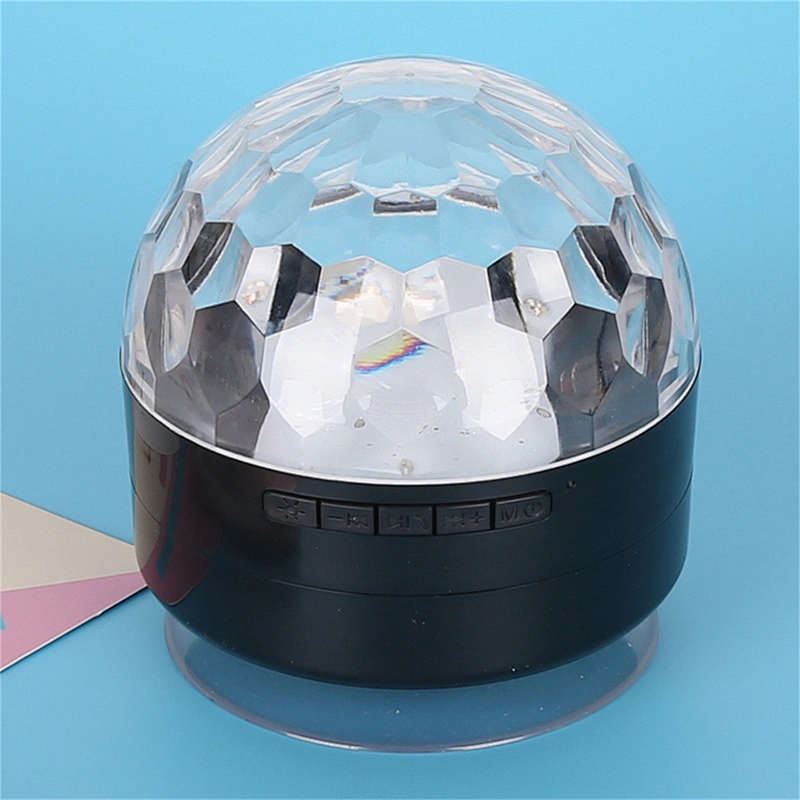 Suction Cup Party Disco Light Bluetooth Speaker With Led Disco Light