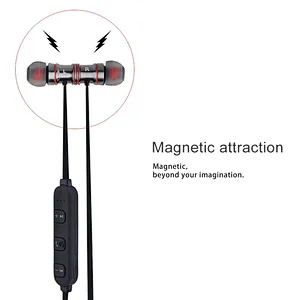 Wireless sport In-Ear neck headphones bluetooth earphones for running