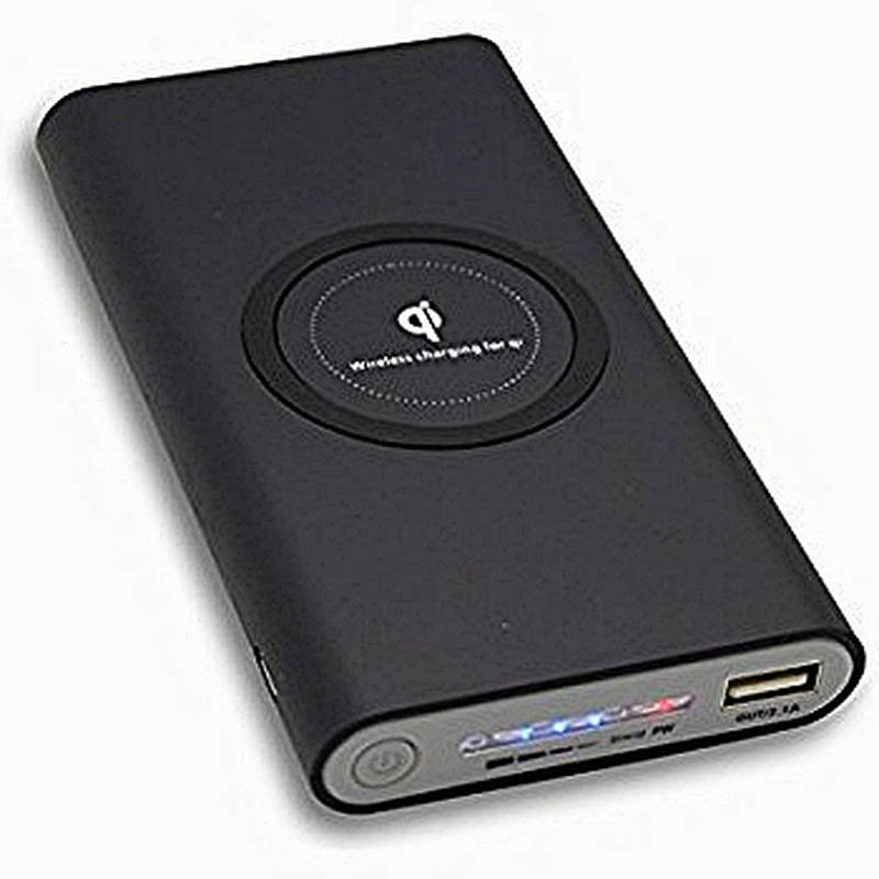 2018 Portable Qi Fast Charging Power Bank Wireless Charger