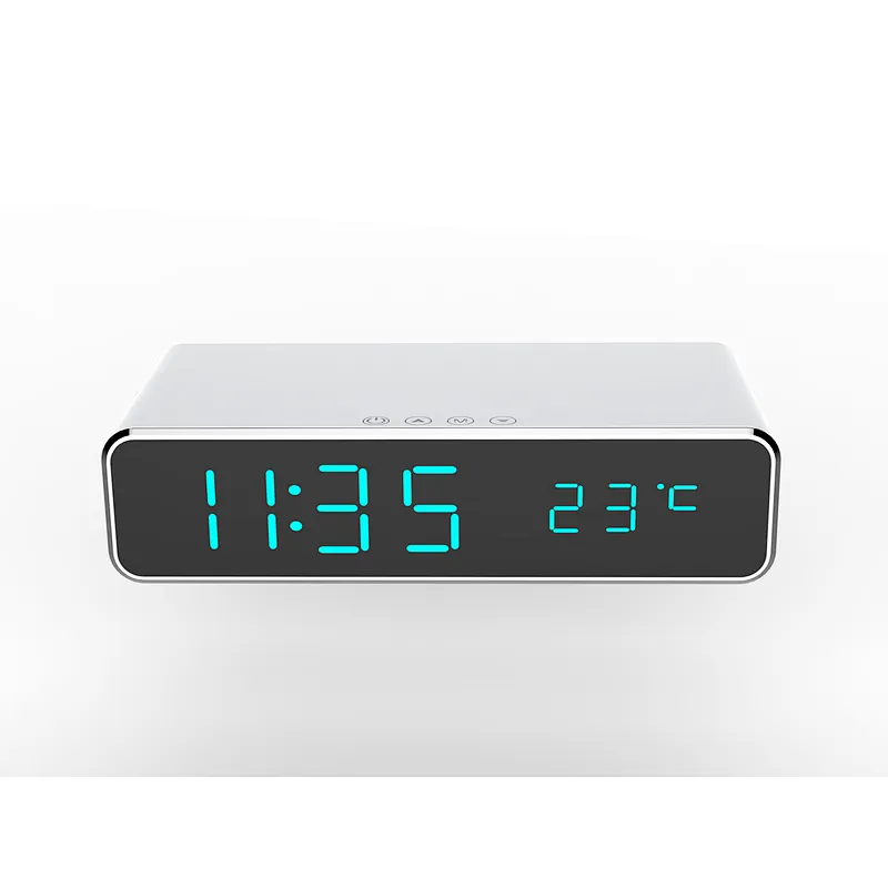Wireless Charger with LED Digital Display Alarm Clock