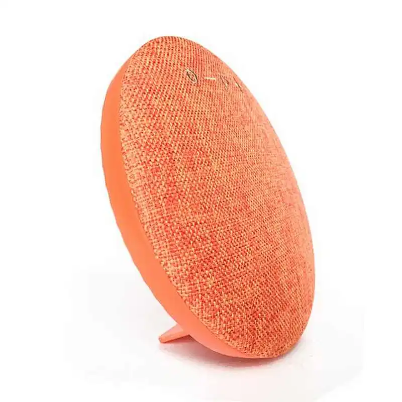 deep bass promotion gift fabric table round speakers wireless