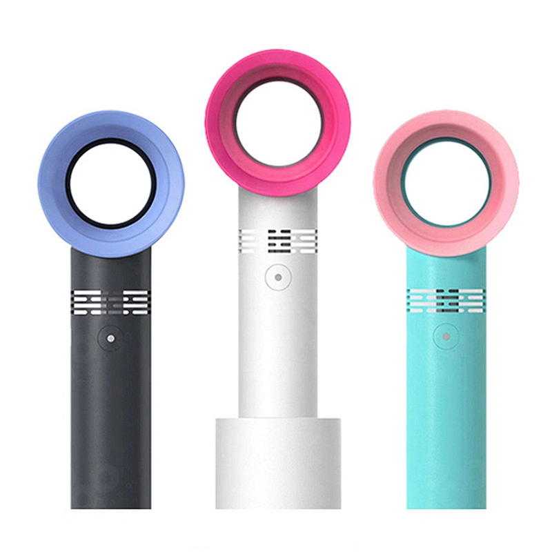 Promotion Gifts Rechargeable Bladeless Fan No Leaf Mini Electric Hand Fan