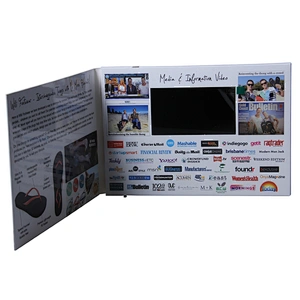 1/2/4/8 GB Custom LCD Business Party Video Brochure Greeting Card