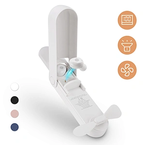 dc folding mini usb silent cooler toy hand held electric fan Mini TWS Wireless Bluetooth V5.0 Fan Earphone Stereo