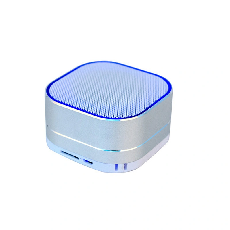 Super Bass Square Aluminium Metal Mini Wireless Bluetooth Speaker