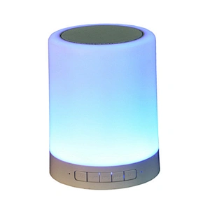 Portable Wireless Smart 7 Color LED Light Bluetooth Touch Speaker