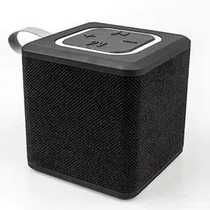 wirless stereo mini square cloth cover speaker