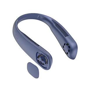 portable rechargeable small hanging neck fan price outdoor cooling fans Bladeless Lazy mini usb Neckband Fan