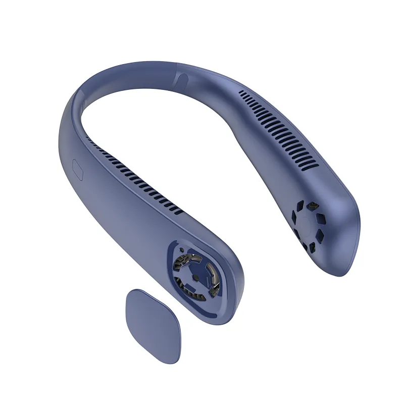 portable rechargeable small hanging neck fan price outdoor cooling fans Bladeless Lazy mini usb Neckband Fan