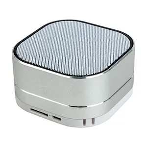 square aluminum led mini bluetooth wireless speaker