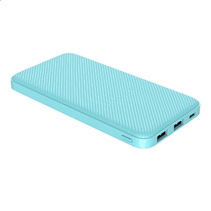 10000mah Leather Micro USB Mini Portable Cell Phone Charger Powerbanks