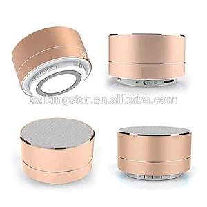 Custom Portable Mini Round Led Light Wireless Speaker A10
