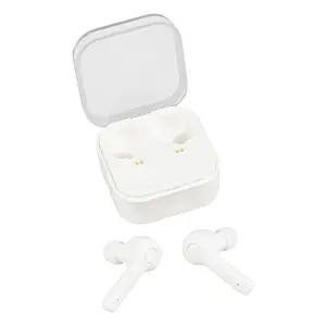 TWS True Wireless MIni Earbuds With Cube Transparent Charging Case For Smart Phones