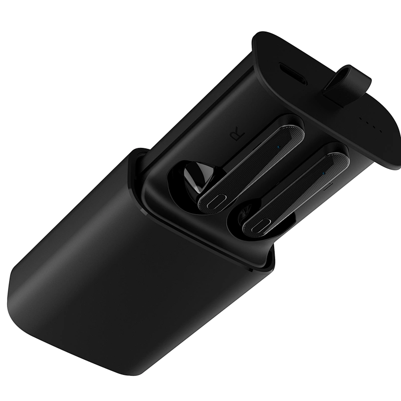 oem logo free sample wireless headphone 5.0 tws earbuds with power bank