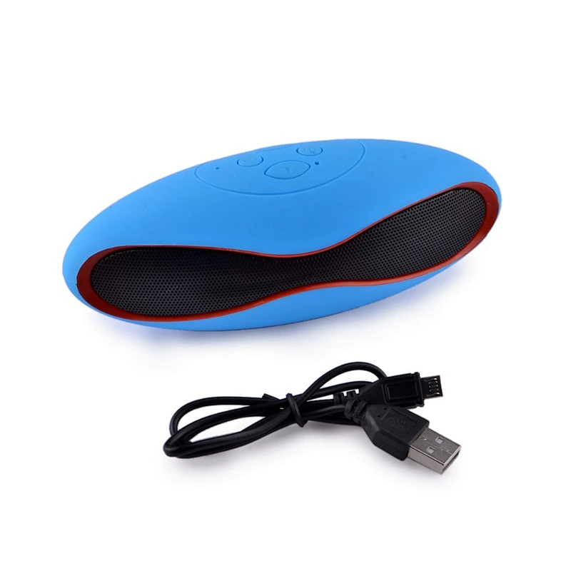 Hot sale Free sample hifi boombox audio player multimedia player deep bass mini bt portable rugby wireless speaker